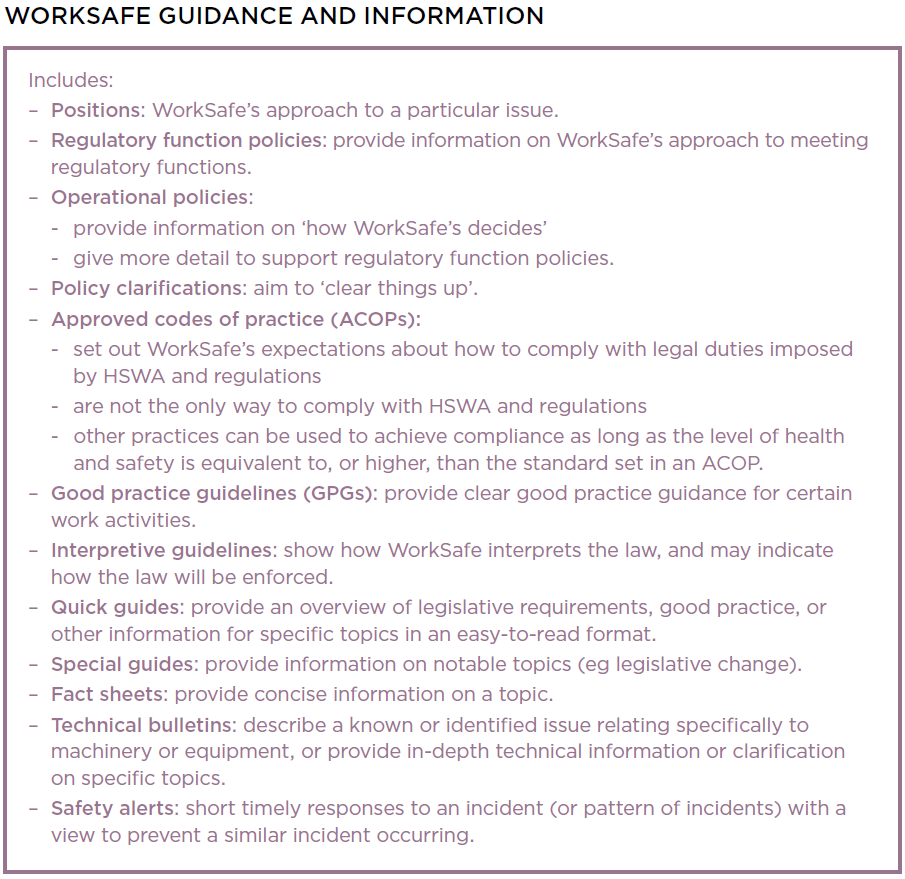 Introduction To The Health And Safety At Work Act 2015 Special Guide Worksafe