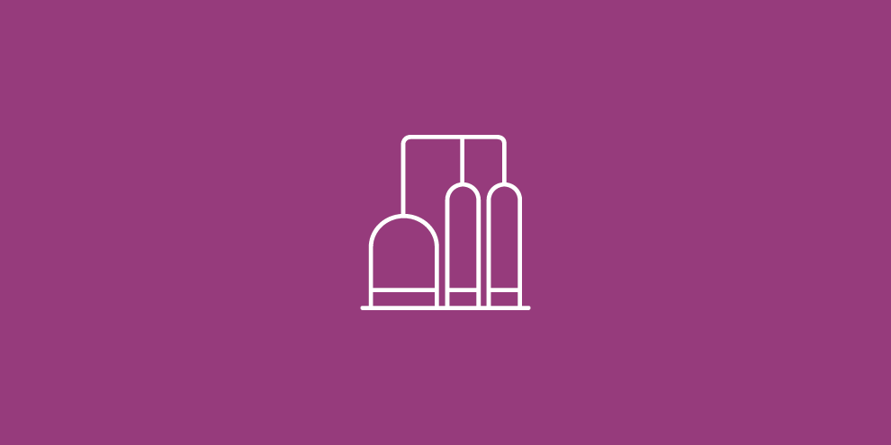 Infographic Major hazard facilities purple background