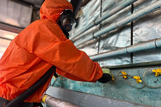 Licensed asbestos removal